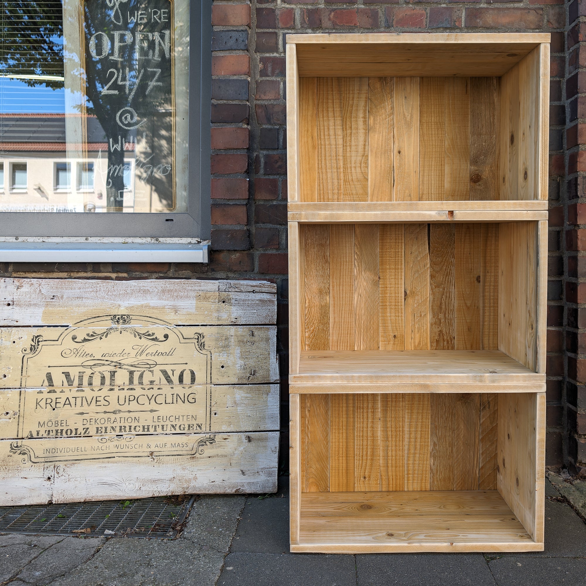 Modulares Baukasten Regal mit Rückwand – Amoligno
