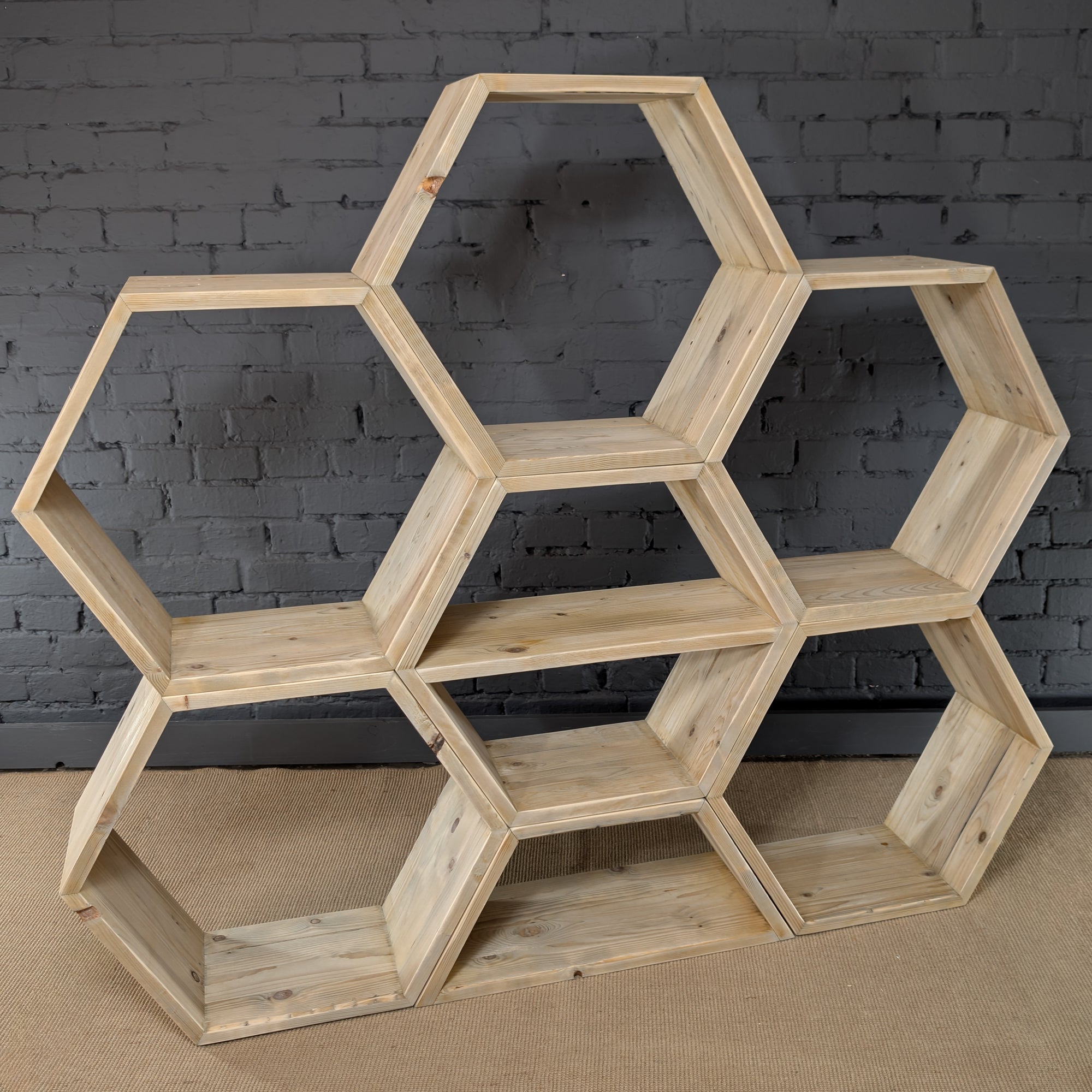 Regal - Element für Wabenregal Grosse Hexe| Halbe Hexe - Amoligno - Regale & Aufbewahrung: Zubehör / Ergänzung