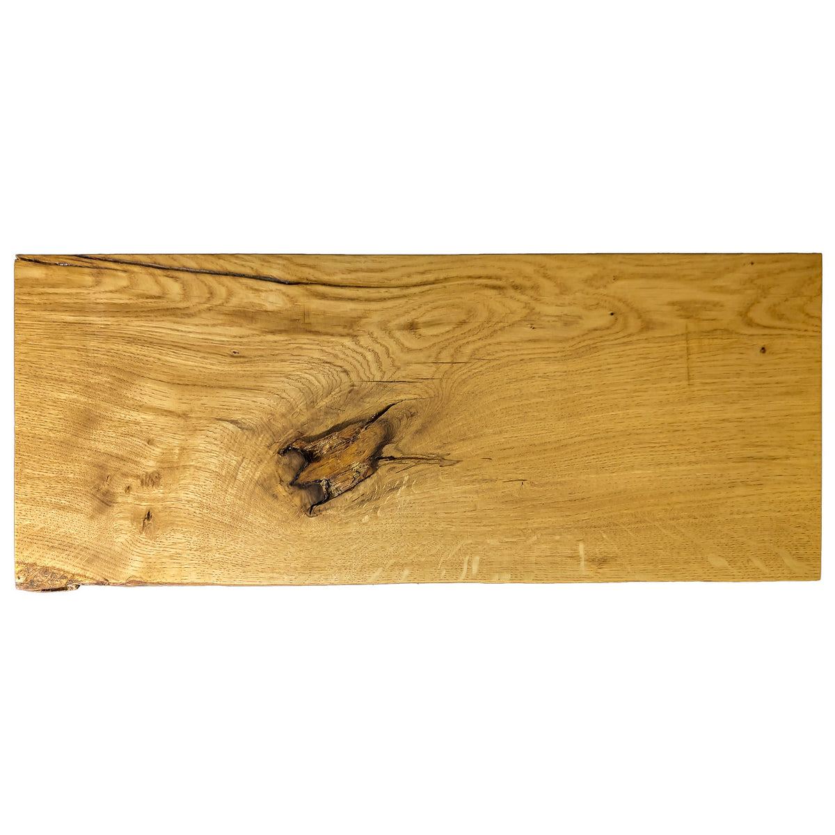 Schwebendes Wandregal aus Wildeiche | massiv | 15 bis 25 cm tief | 30 bis 200 cm breit - Amoligno - Wandregale