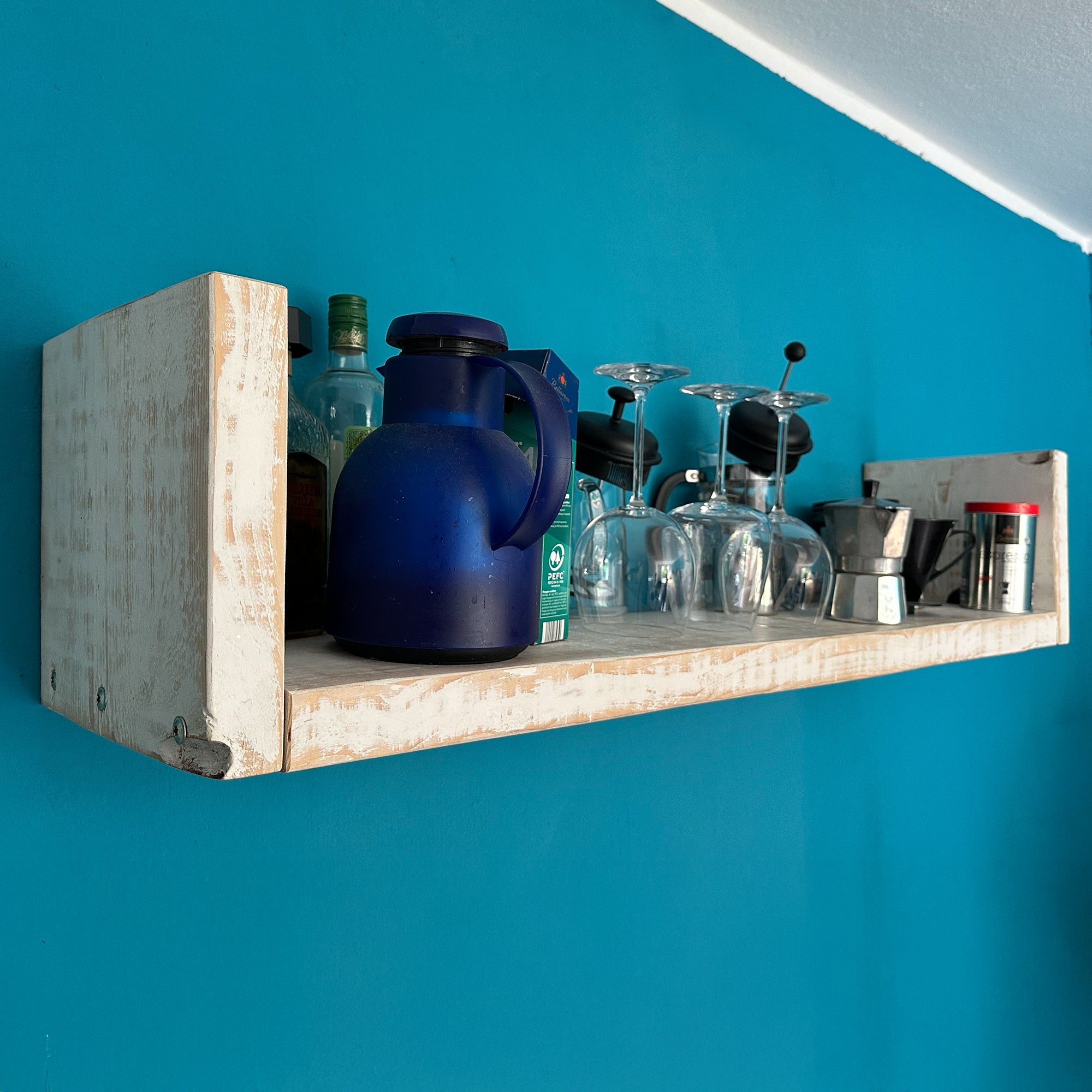 Schwebendes Wandregal | U - Form | 27cm - Amoligno - Wandregale