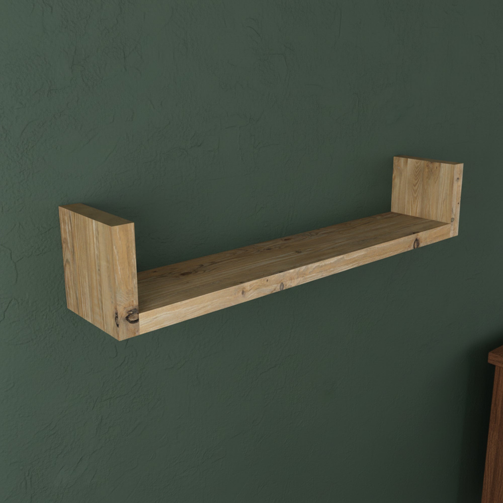 Schwebendes Wandregal | U - Form | 27cm - Amoligno - Wandregale