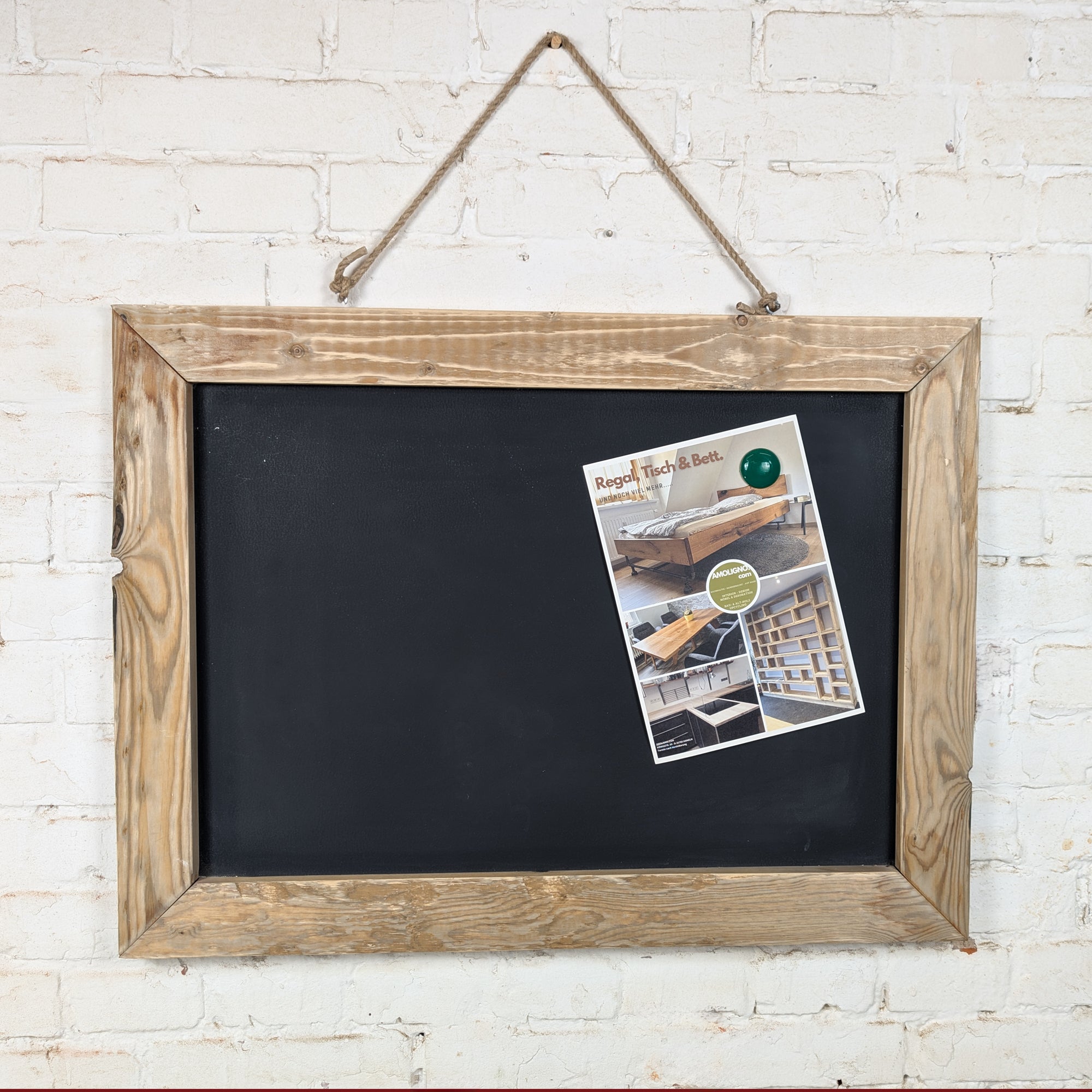 Seil - Aufhängung für Kreidetafel | Juteseil - Set - Amoligno - Dekorativ & Nützlich