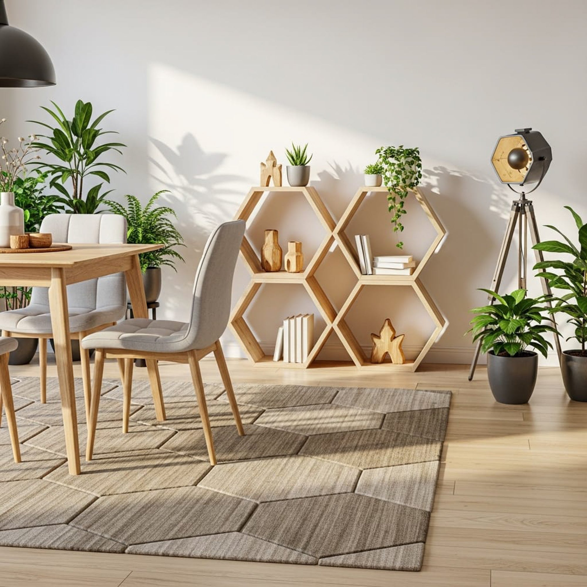 Standregal Wabenform | Grosse Hexe - Amoligno - Modulare Regale