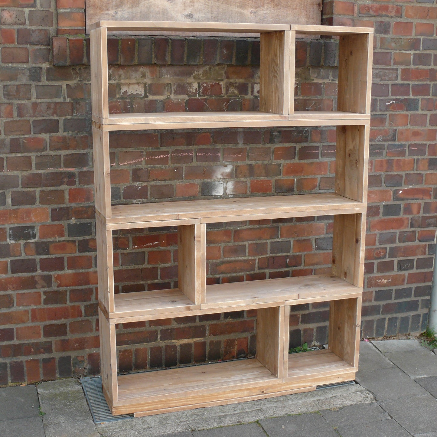 Regalsystem Modular Set Bücherregal Raumteiler Holz