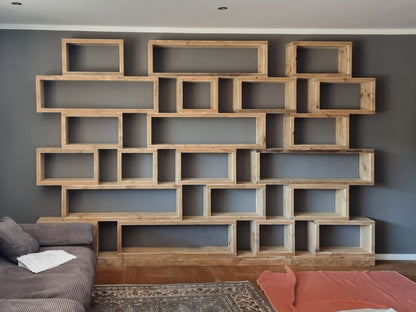 Kiste 40 - Modulares Regal aus Bauholz/Gerüstdielen - extra dickes Holz - Amoligno - Modulare Standregale