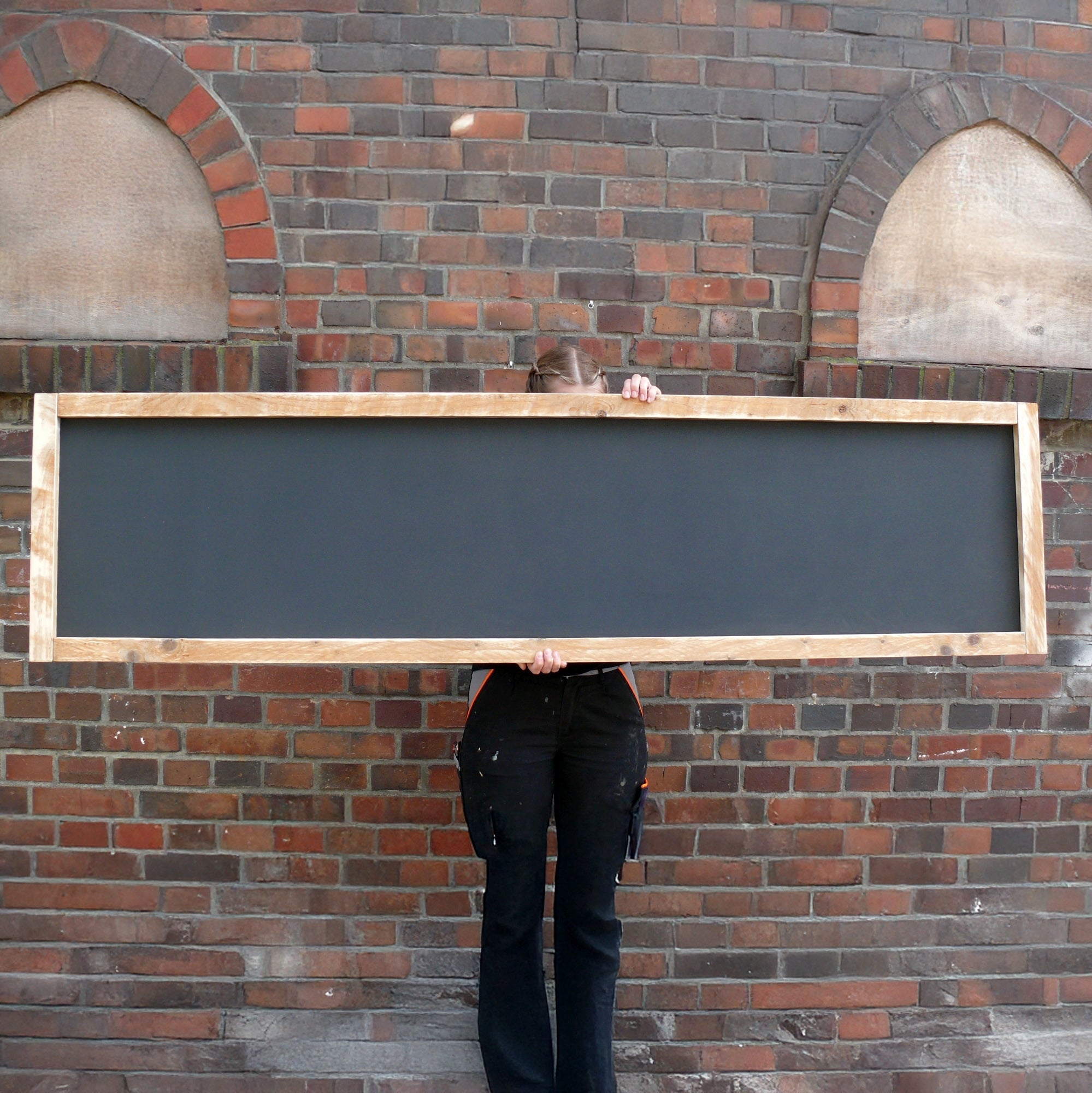 Kreidetafel mit Altholzrahmen | KT R7 - Amoligno - Dekorativ & Nützlich