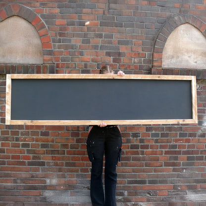 Kreidetafel mit Altholzrahmen | KT R7 - Amoligno - Dekorativ & Nützlich