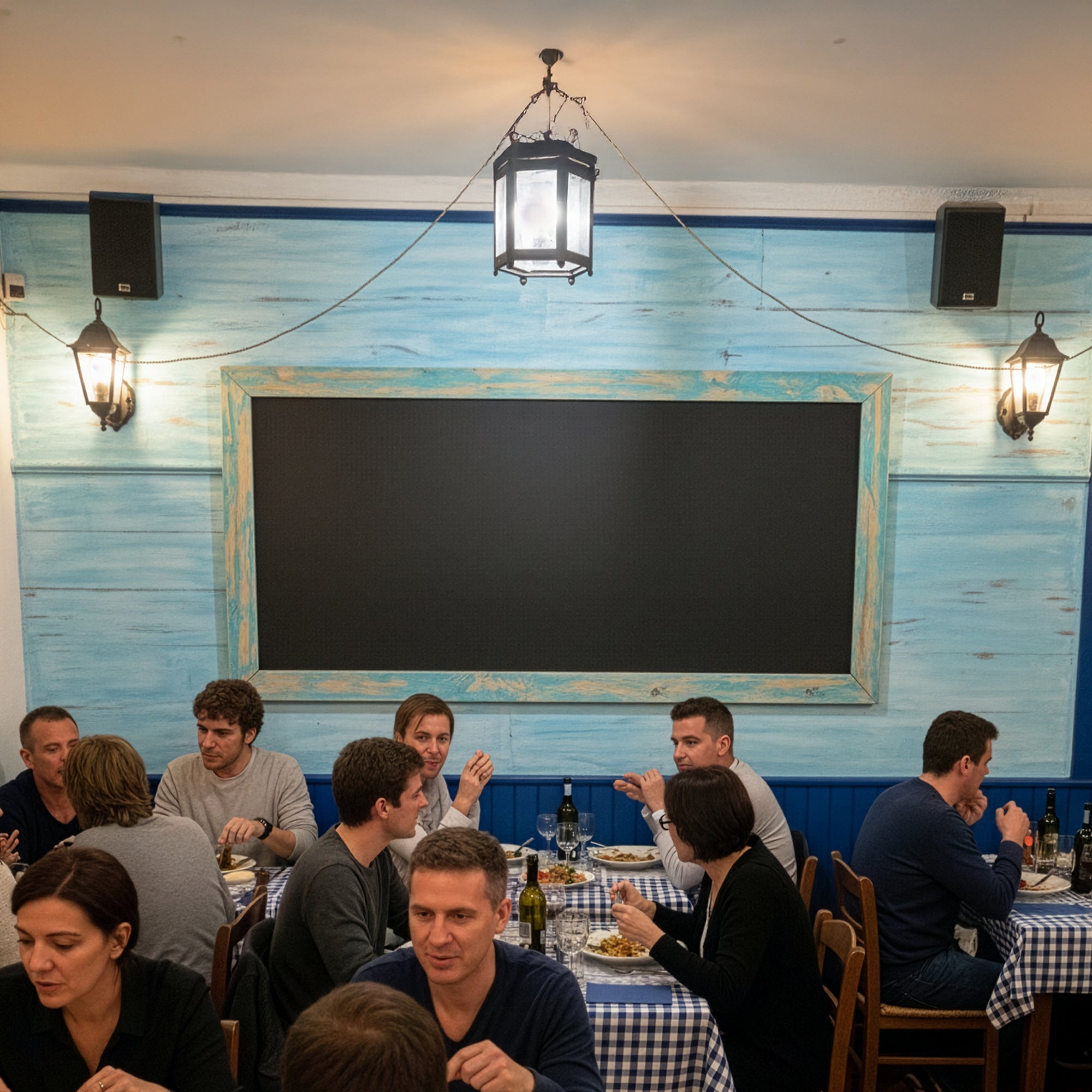 Kreidetafel mit Altholzrahmen | KT R7 - Amoligno - Dekorativ & Nützlich