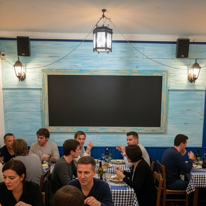 Kreidetafel mit Altholzrahmen | KT R7 - Amoligno - Dekorativ & Nützlich