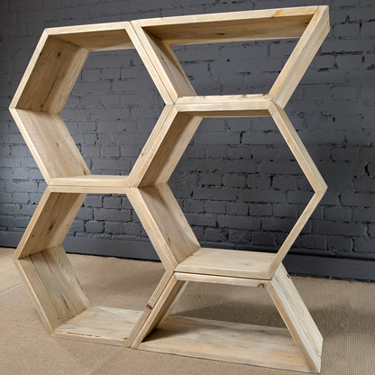 Regal - Element für Wabenregal Grosse Hexe| Halbe Hexe - Amoligno - Regale & Aufbewahrung: Zubehör / Ergänzung