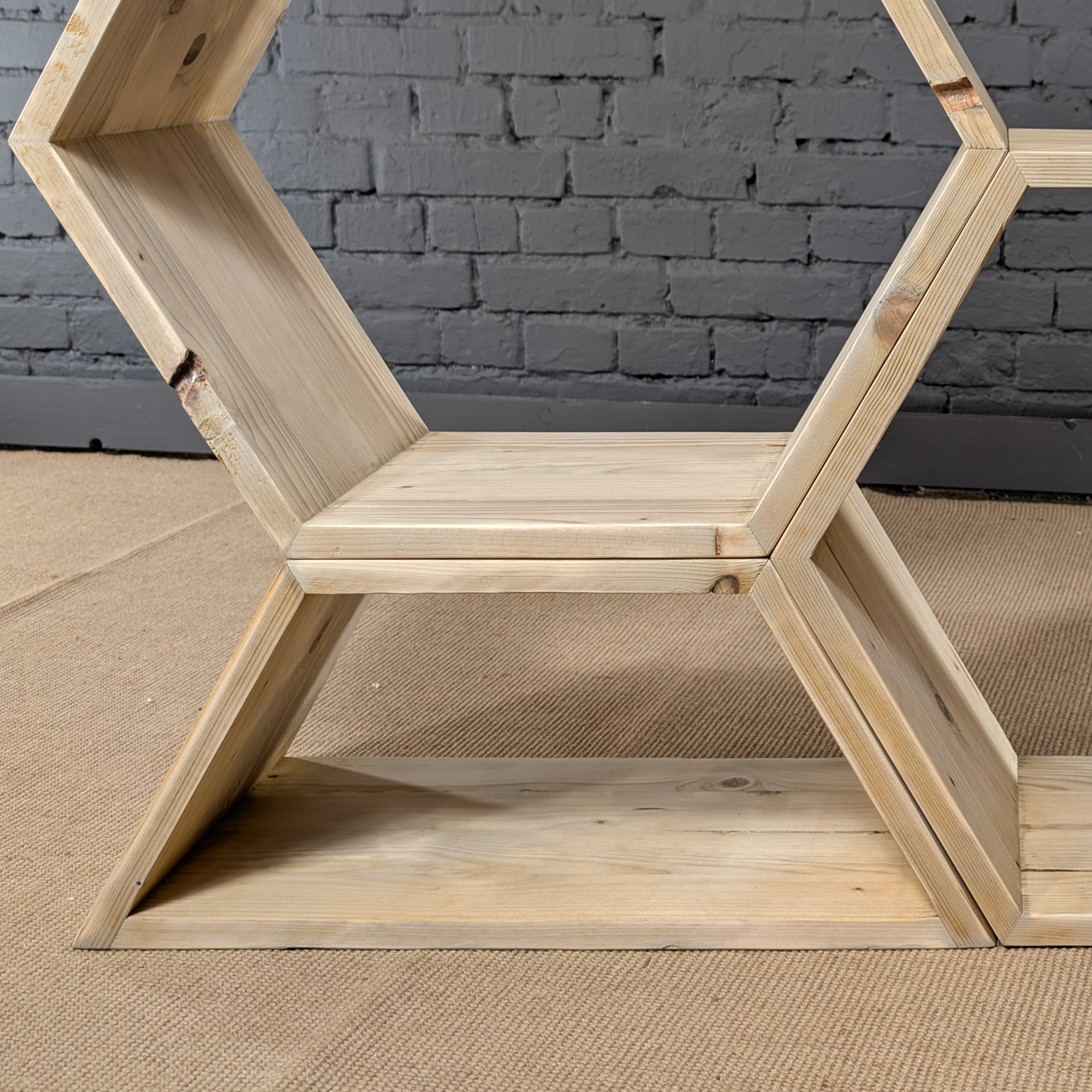 Regal - Element für Wabenregal Grosse Hexe| Halbe Hexe - Amoligno - Regale & Aufbewahrung: Zubehör / Ergänzung