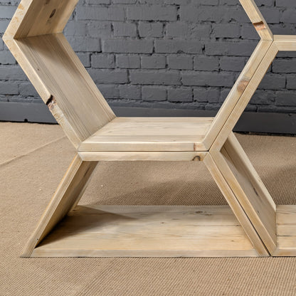 Regal - Element für Wabenregal Grosse Hexe| Halbe Hexe - Amoligno - Regale & Aufbewahrung: Zubehör / Ergänzung