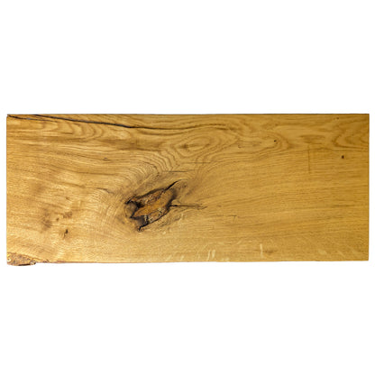 Schwebendes Wandregal aus Wildeiche | massiv | 15 bis 25 cm tief | 30 bis 200 cm breit - Amoligno - Wandregale
