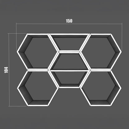 Standregal Wabenform | Grosse Hexe - Amoligno - Modulare Regale