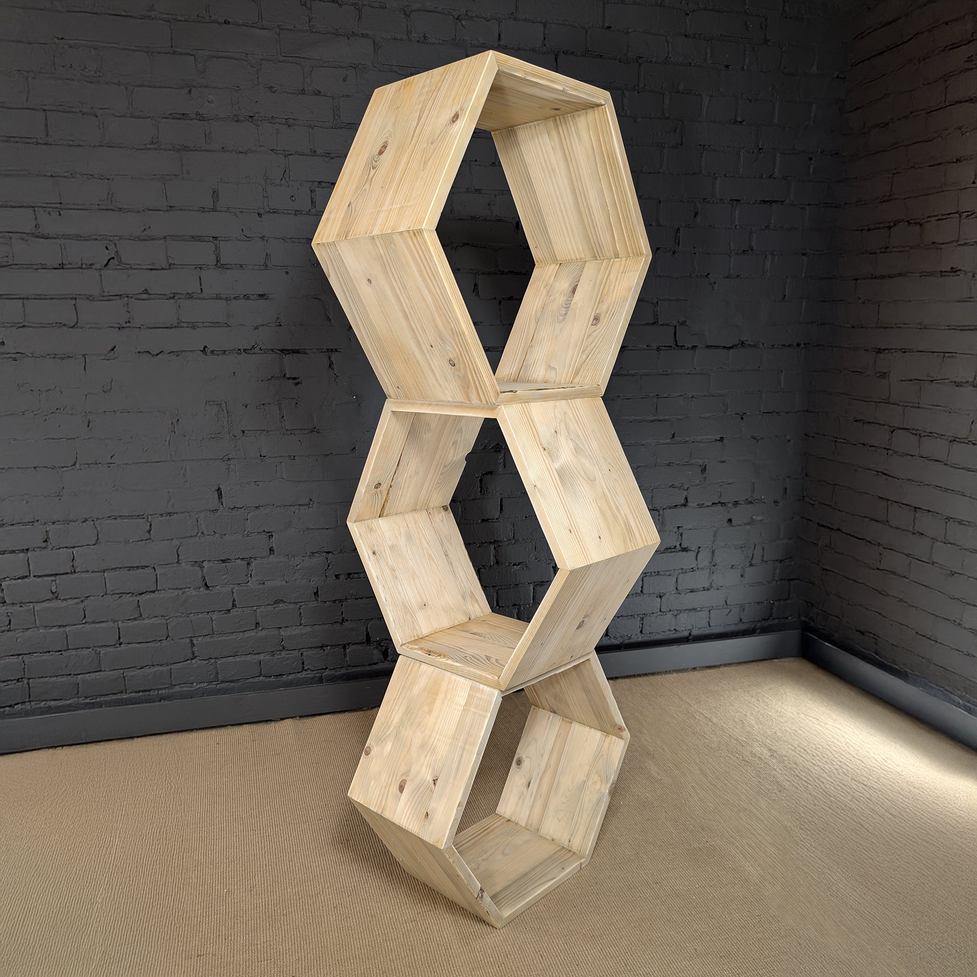 Standregal Wabenform | Grosse Hexe - Amoligno - Modulare Regale