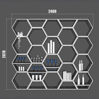 Standregal Wabenform | Grosse Hexe - Amoligno - Modulare Regale