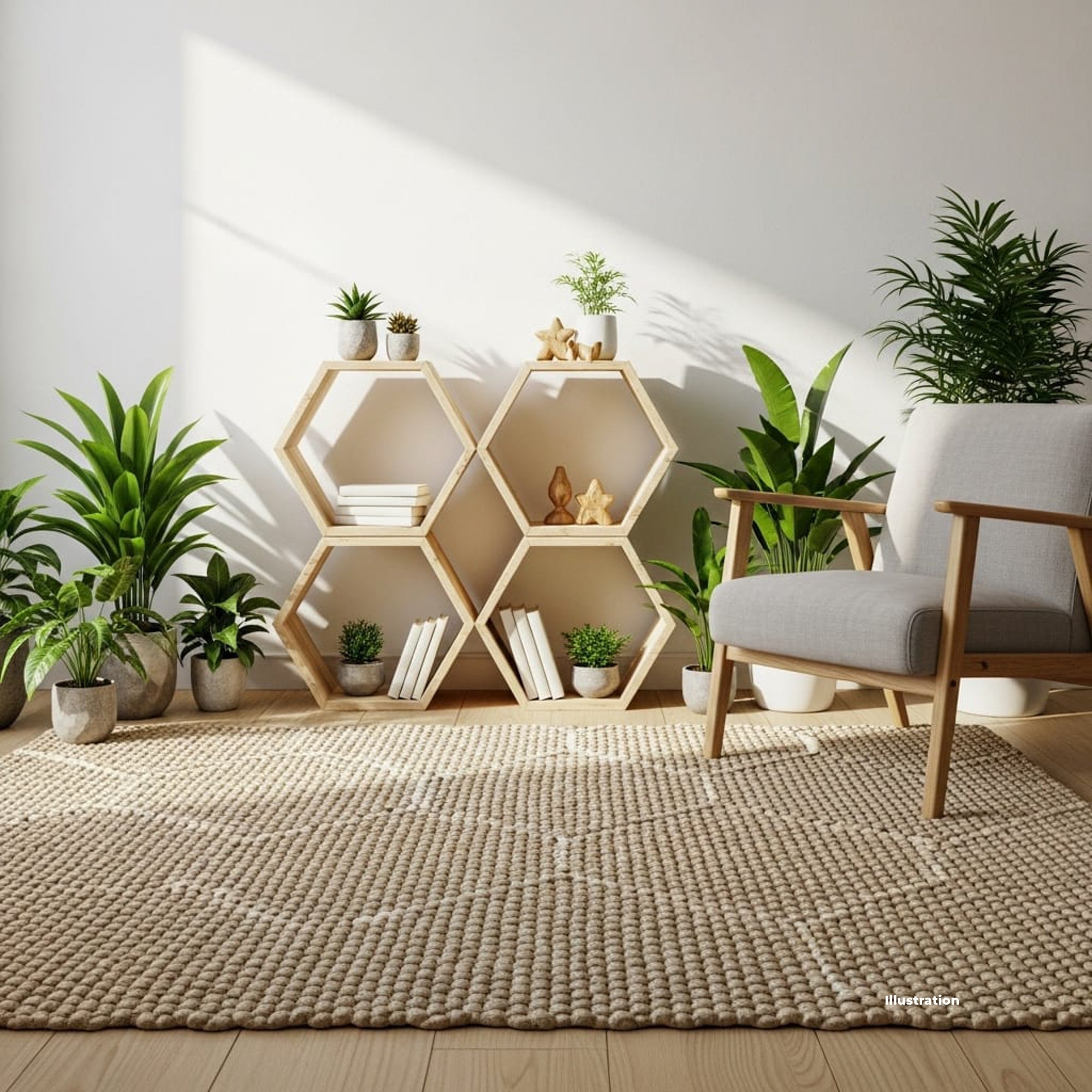 Standregal Wabenform | Grosse Hexe - Amoligno - Modulare Regale