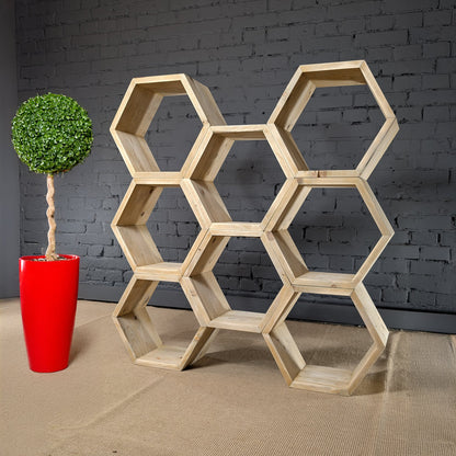 Standregal Wabenform | Kleine Hexe STR - Amoligno - Modulare Regale