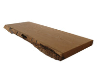 Schwebendes Wandregal Wildeiche massiv, extra dick - Amoligno - Wandregale